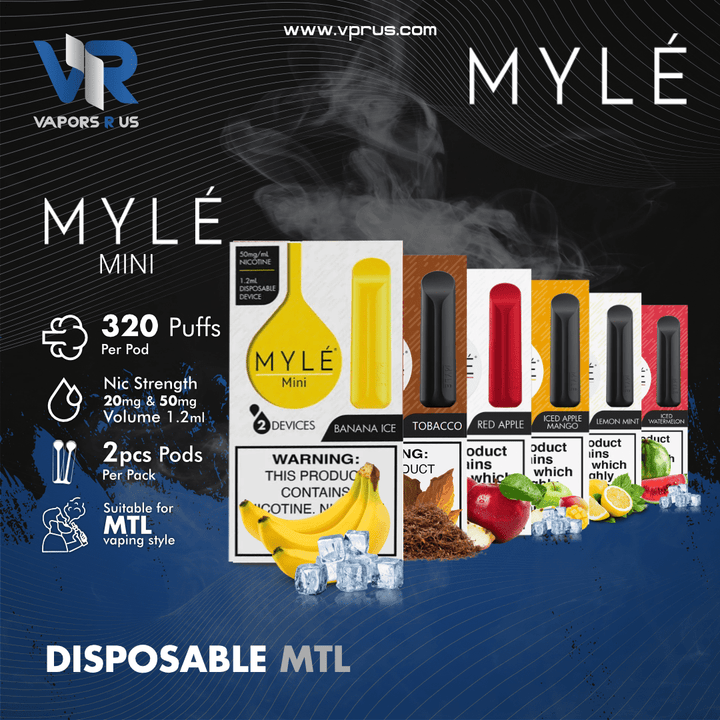 Myle Mini Disposable Device | Vapors R Us LLC