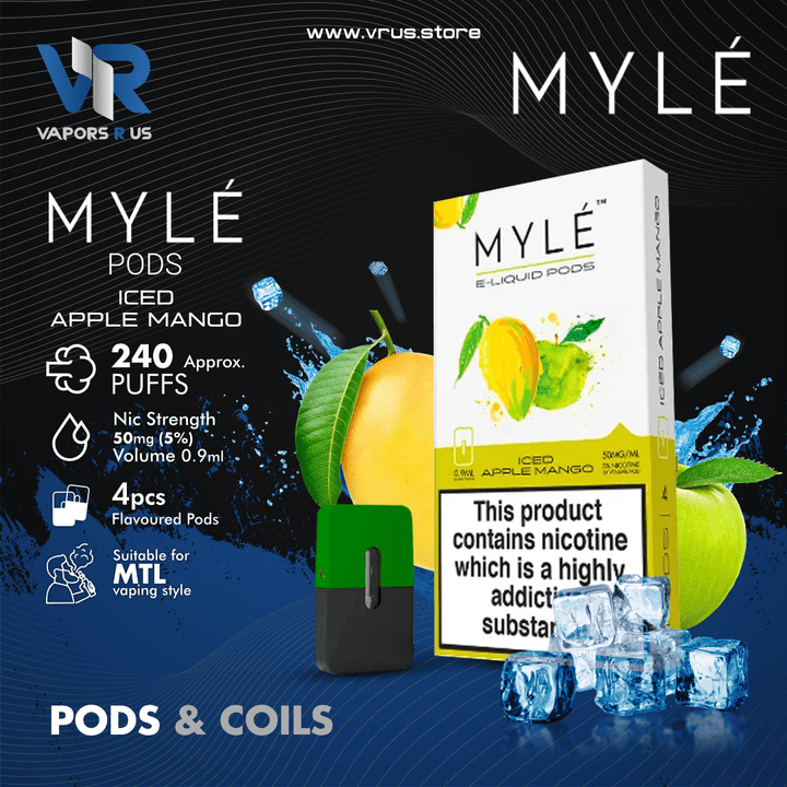 MYLE POD - Iced Apple Mango | Vapors R Us LLC