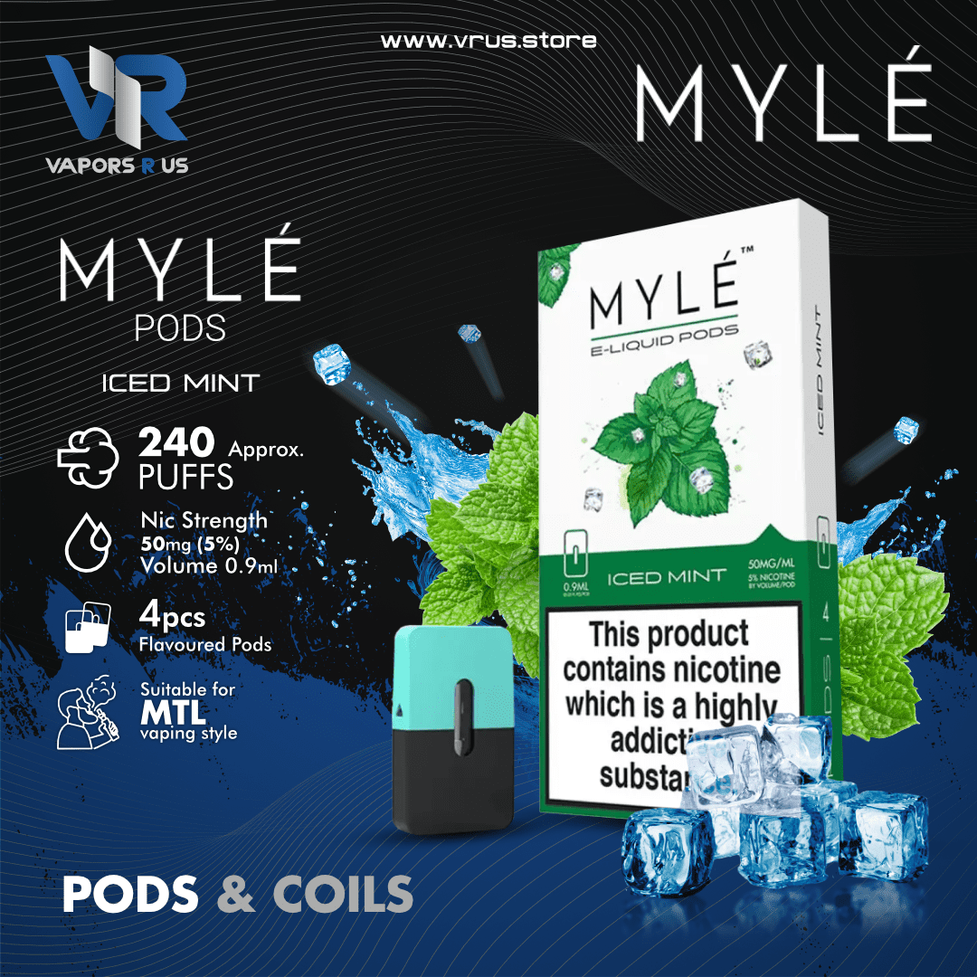 MYLE POD - Iced Mint | Vapors R Us LLC