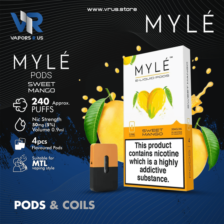 MYLE POD - Sweet Mango | Vapors R Us LLC