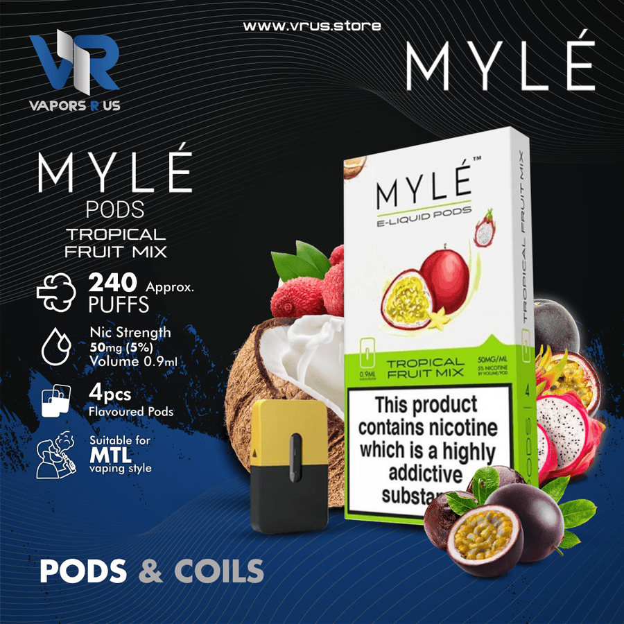 MYLE POD - Tropical Mixed Fruit | Vapors R Us LLC