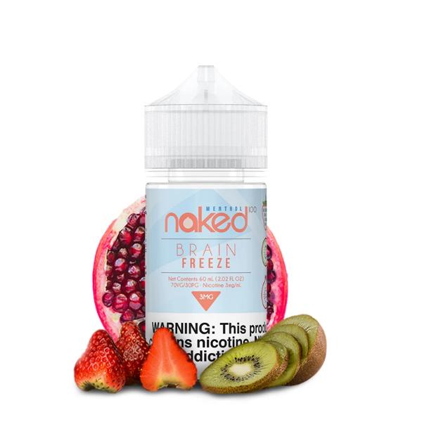 NAKED 100 - Strawberry Pom (Brain Freeze) 50ml | Vapors R Us LLC