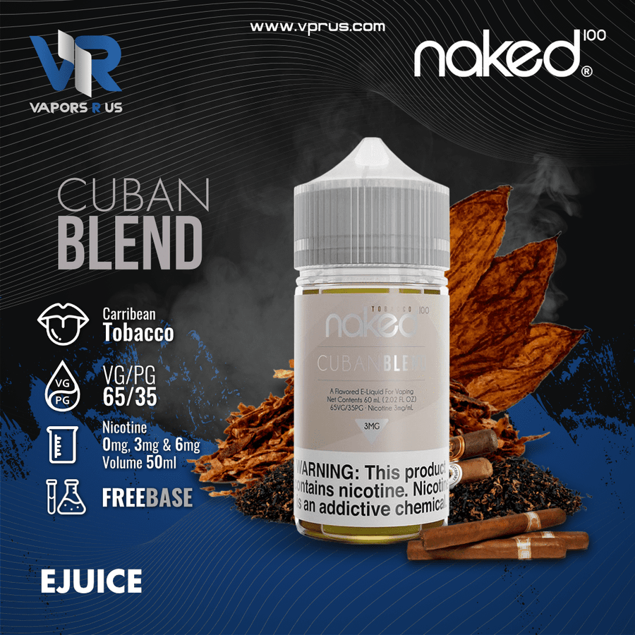 NAKED 100 - Cuban Blend 50ml | Vapors R Us LLC