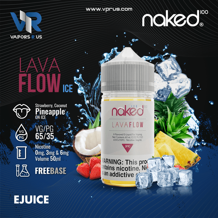 NAKED 100 - Lava Flow Ice 50ml | Vapors R Us LLC