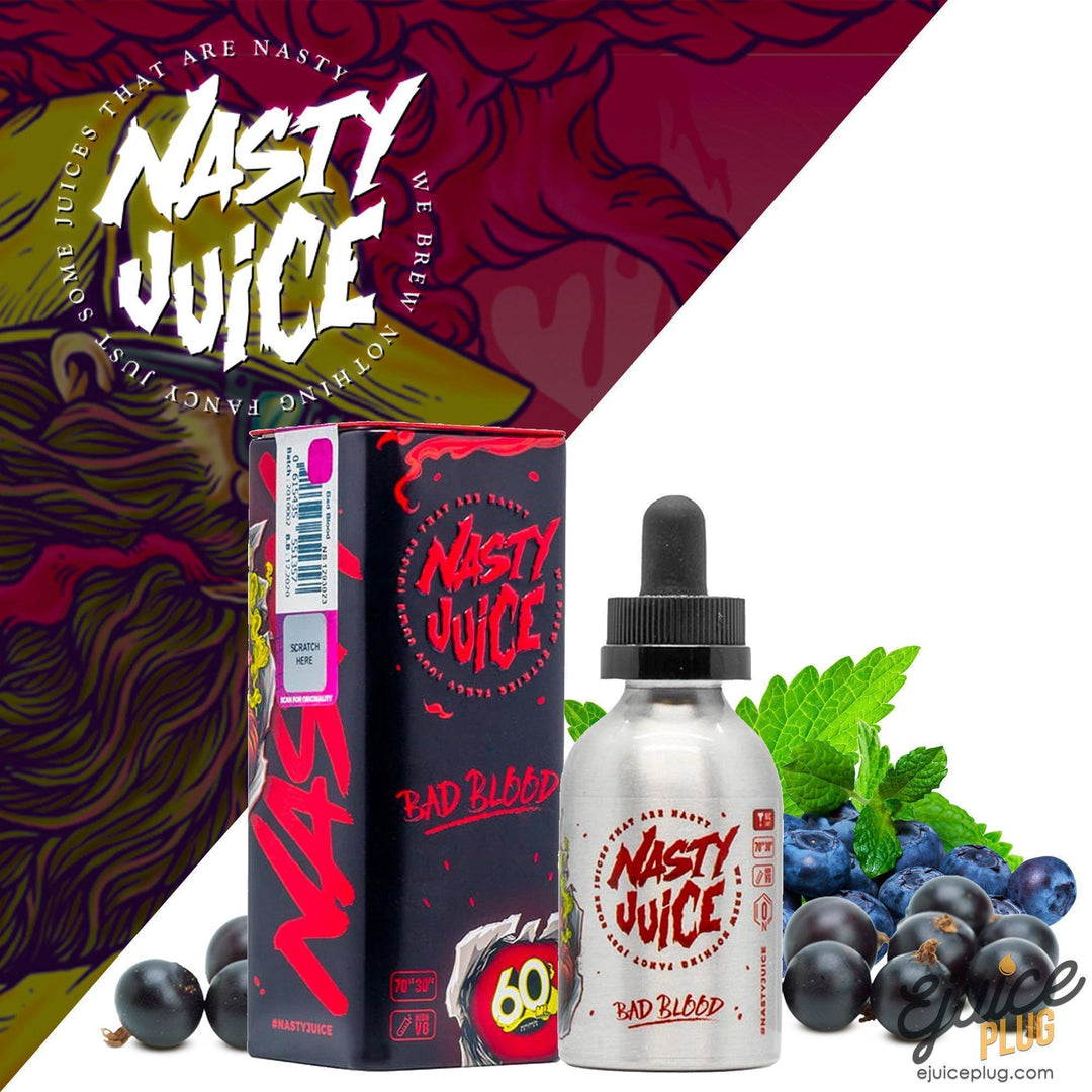 NASTY JUICE - Bad Blood (Blackcurrant) | Vapors R Us LLC