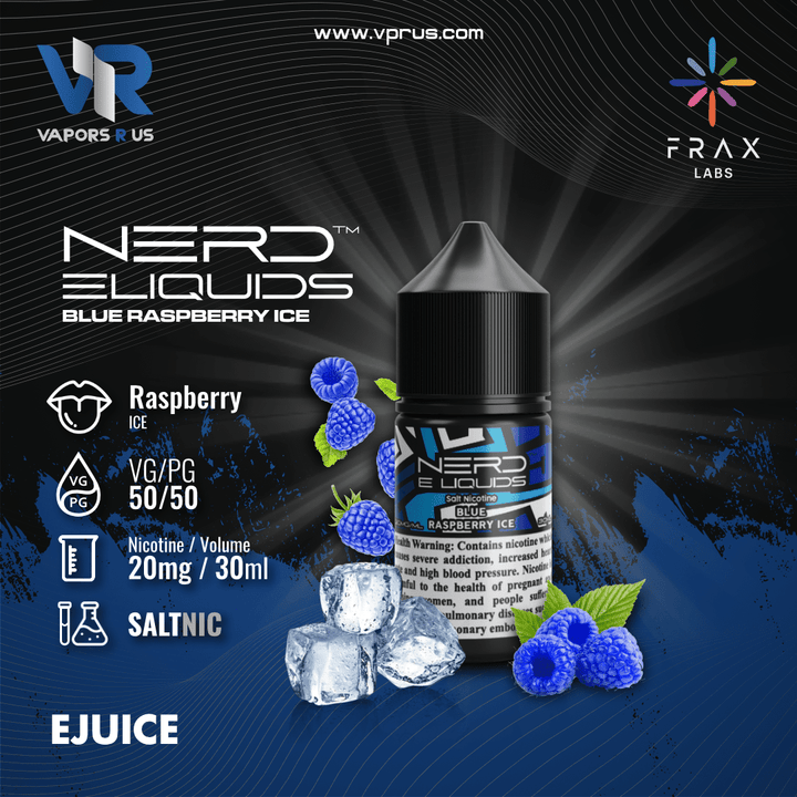 NERD ELIQUIDS - Blue Raspberry Ice 30ml (SaltNic) | Vapors R Us LLC