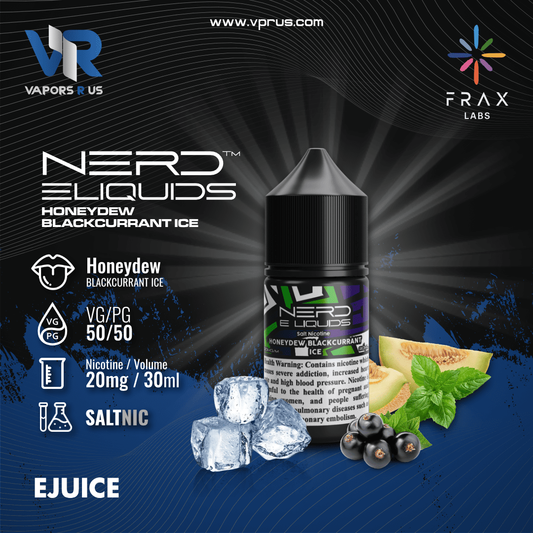 NERD ELIQUIDS - Honeydew Blackcurrant 30ml (SaltNic) | Vapors R Us LLC