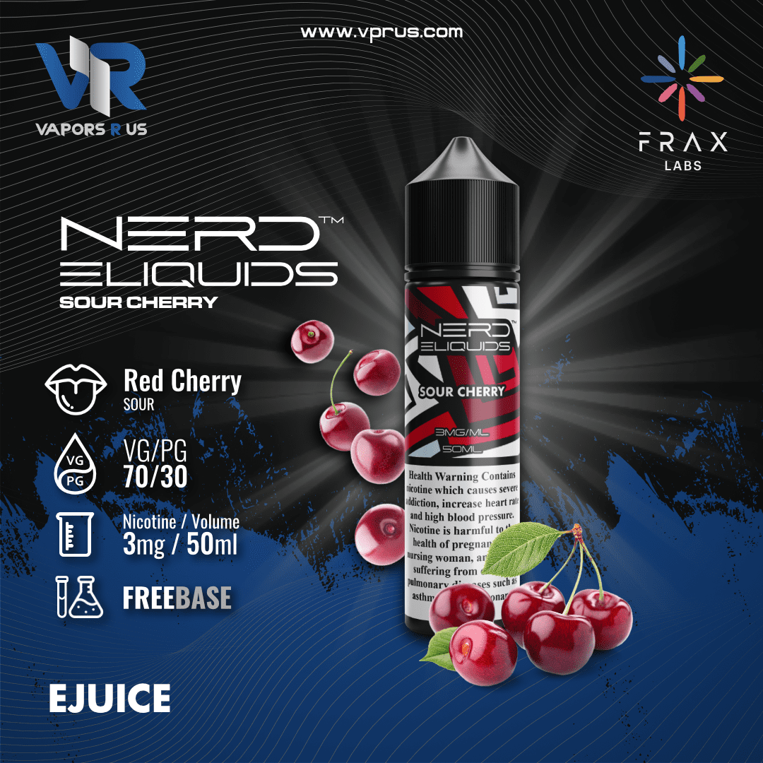 NERD ELIQUIDS - Sour Cherry 50ml | Vapors R Us LLC