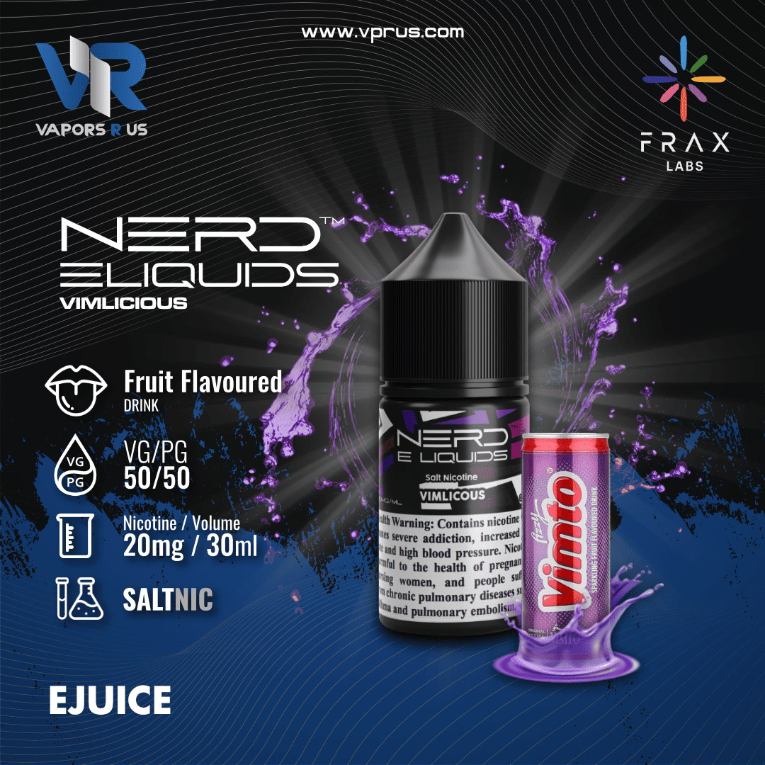 NERD ELIQUIDS - Vimlicious 30ml (SaltNic) | Vapors R Us LLC