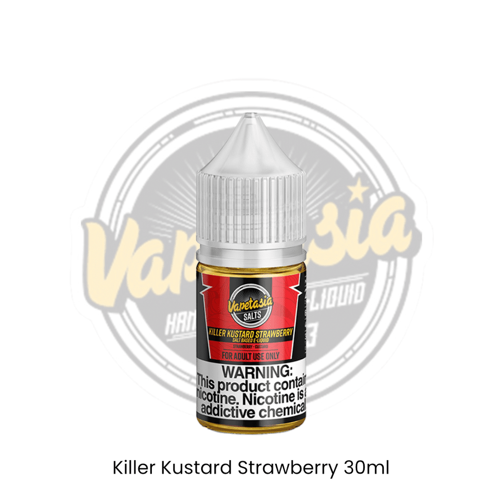 VAPETASIA - Killer Kustard Strawberry 30ml (SaltNic) | Vapors R Us LLC