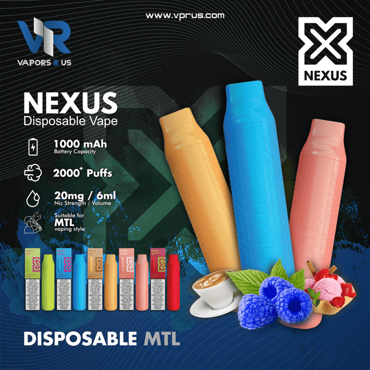 POD SALT NEXUS - Disposable Vape 20mg 2000 Puffs | Vapors R Us LLC