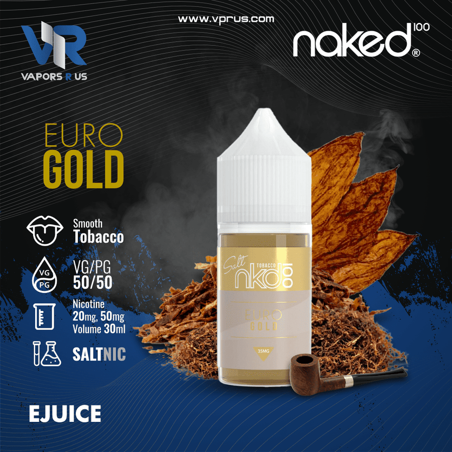 NAKED 100 - Euro Gold 30ml (SaltNic) | Vapors R Us LLC