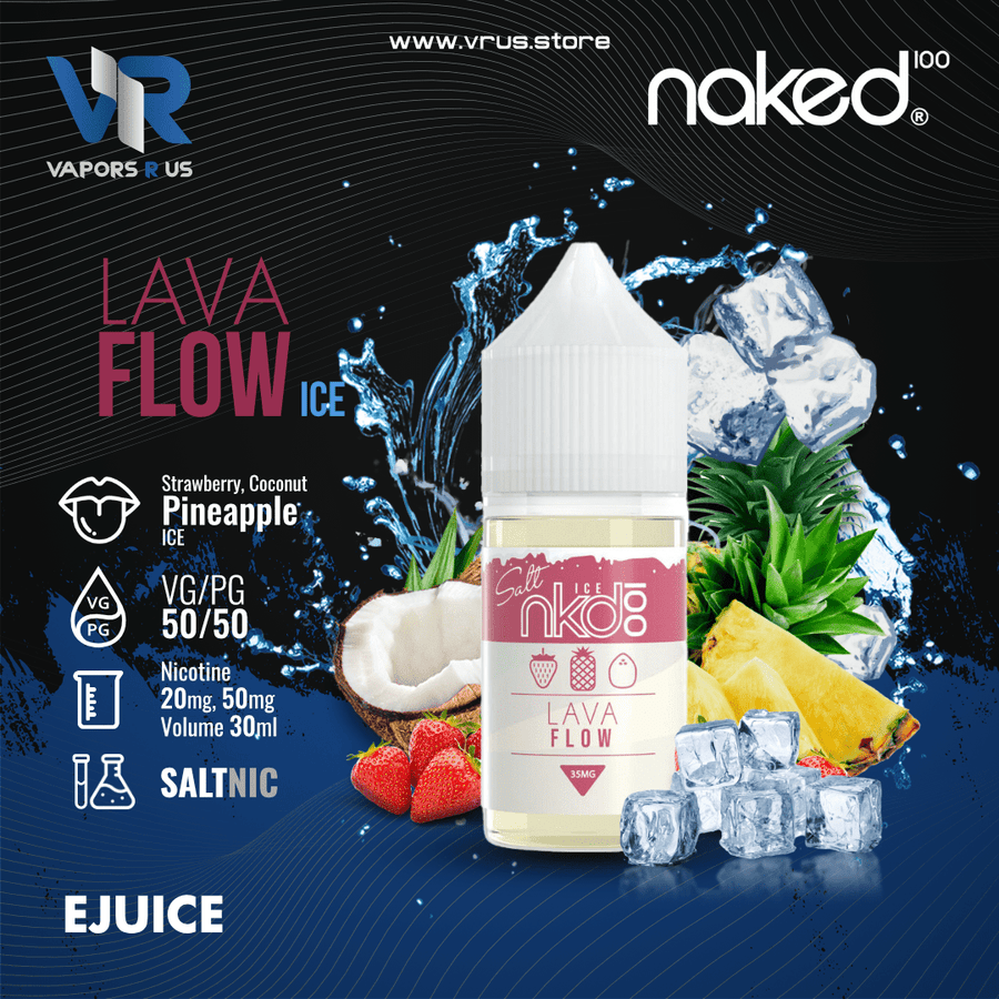 NAKED 100 - Lava Flow Ice 30ml (SaltNic) | Vapors R Us LLC