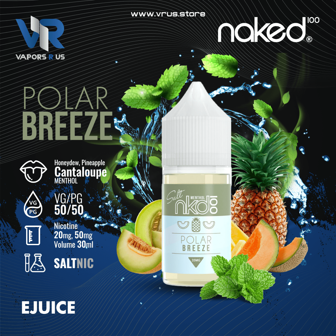 NAKED 100 - Melon (Polar Breeze) 30ml (SaltNic) | Vapors R Us LLC