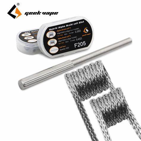 GEEKVAPE - F205 FUSED CLAPTON 2 IN 1 PREBUILT COILS | Vapors R Us LLC