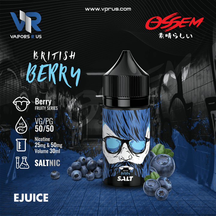 OSSEM - British Berry 30ml (SaltNic) | Vapors R Us LLC