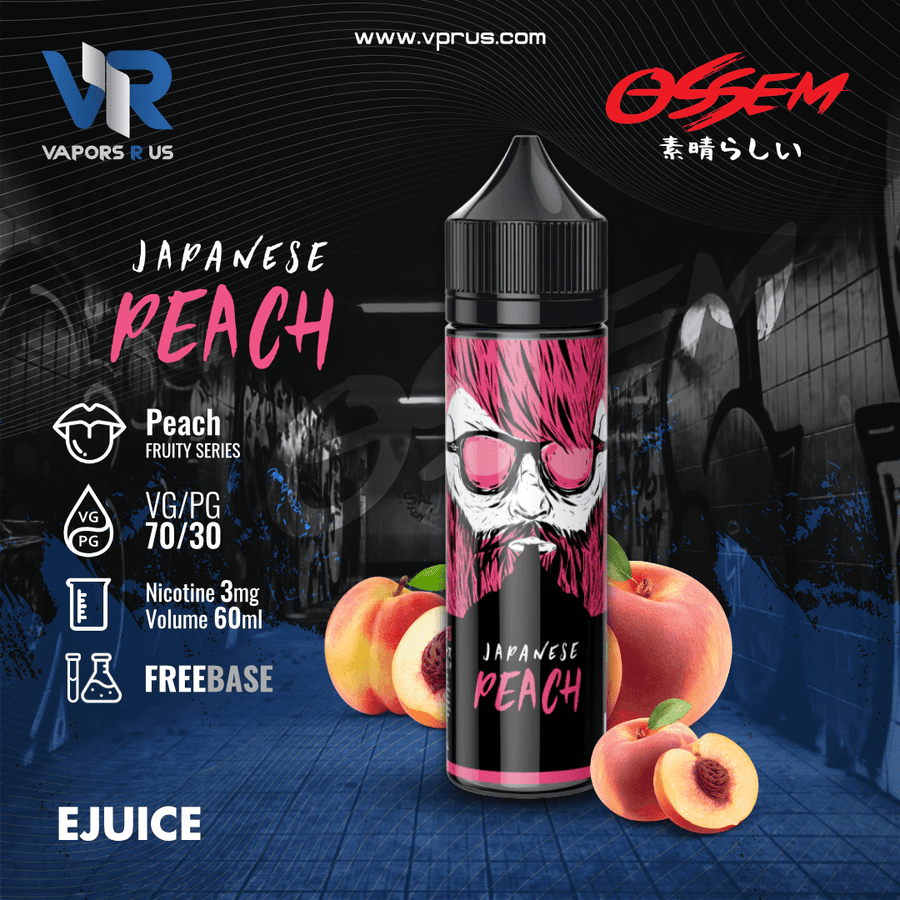 OSSEM - Japanese Peach 60ml | Vapors R Us LLC