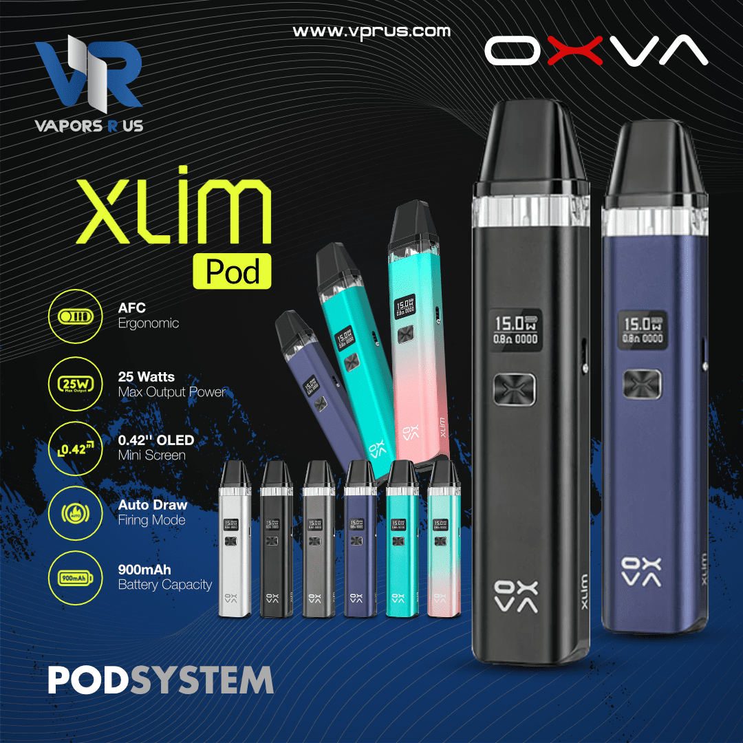 OXVA - XLIM Pod Kit 900mAh | Vapors R Us LLC