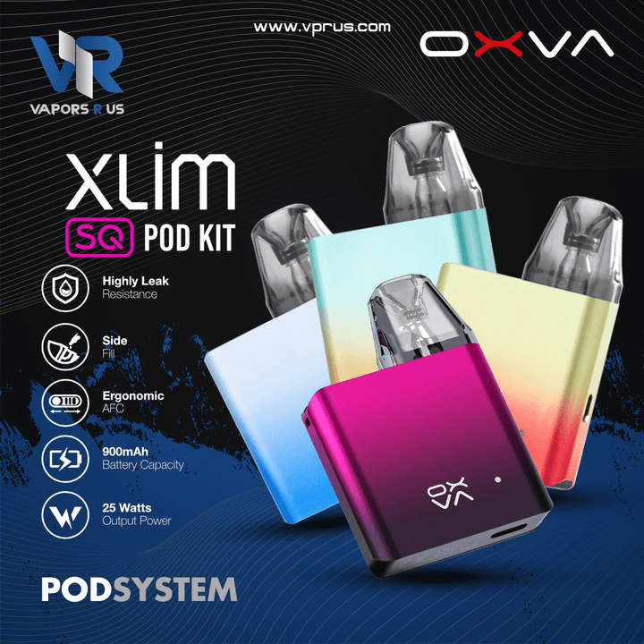 OXVA - XLIM SQ Pod Kit 900mAh 25W | Vapors R Us LLC