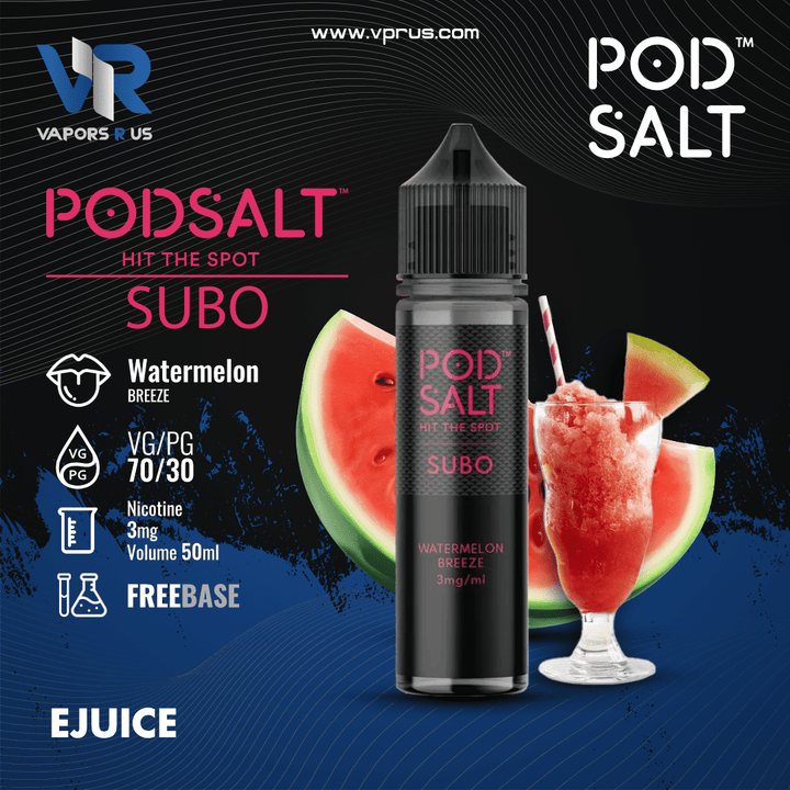 POD SALT SUBO - Watermelon Breeze 50ml | Vapors R Us LLC