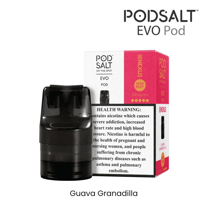 POD SALT - EVO Replacement Pods (1600 Puffs - 20mg) | Vapors R Us LLC