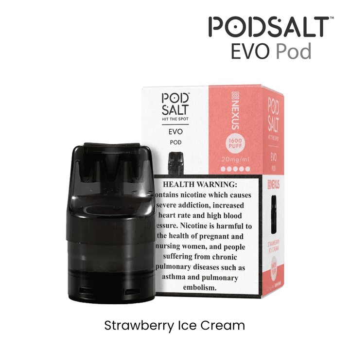 POD SALT - EVO Replacement Pods (1600 Puffs - 20mg) | Vapors R Us LLC