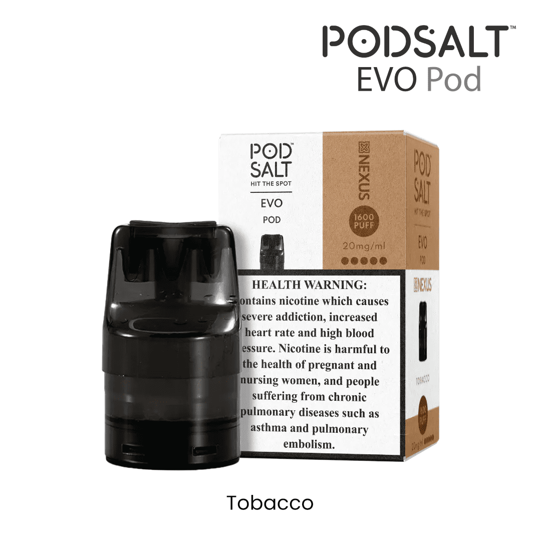 POD SALT - EVO Replacement Pods (1600 Puffs - 20mg) | Vapors R Us LLC