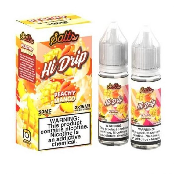 Hi Drip Salts - Peachy Mango (2 x 15ml) | Vapors R Us LLC