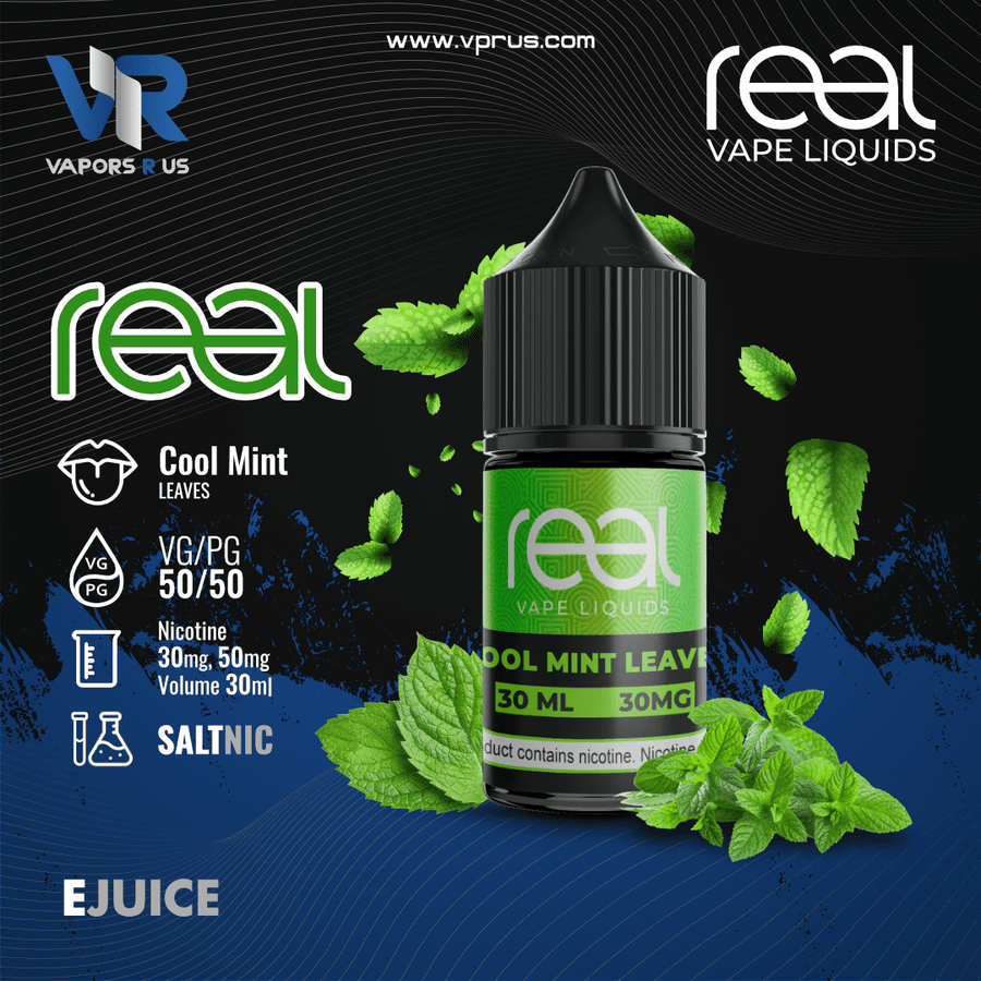 REAL VAPE - Cool Mint Leaves 30ml (SaltNic) | Vapors R Us LLC