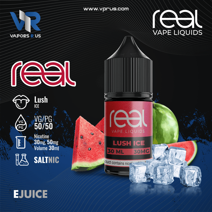 REAL VAPE - Lush Ice 30ml (SaltNic) | Vapors R Us LLC