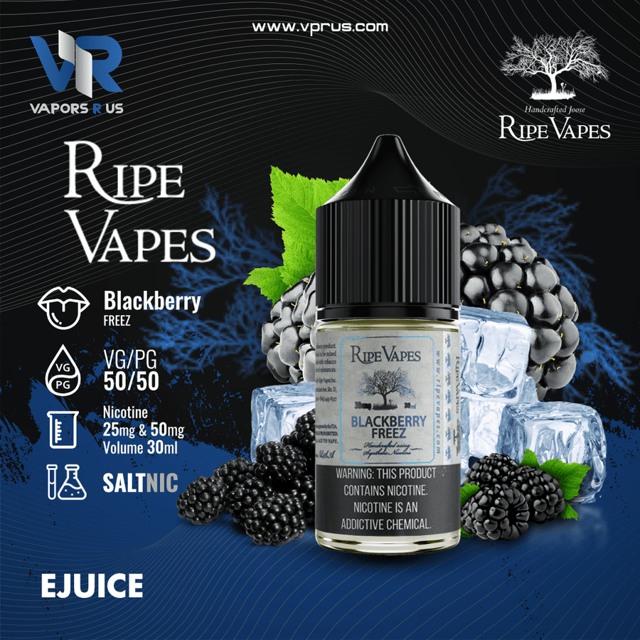 RIPE VAPES - Blackberry Freez 30ml (SaltNic) | Vapors R Us LLC