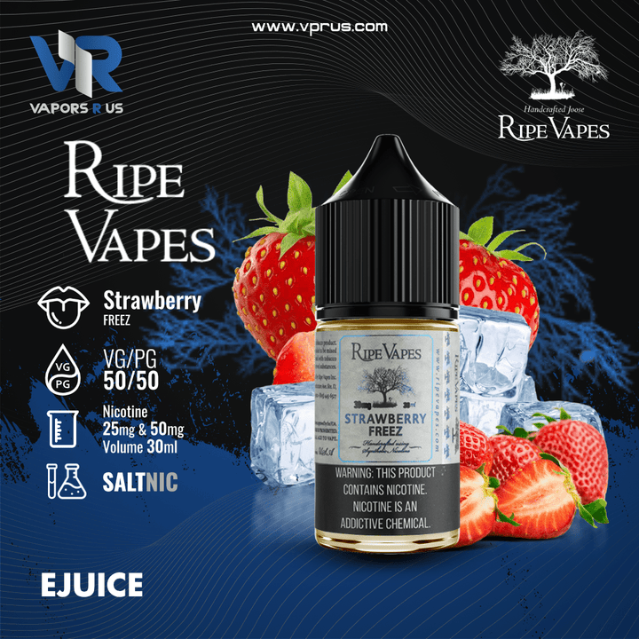 RIPE VAPES - Strawberry Freez 30ml (SaltNic) | Vapors R Us LLC