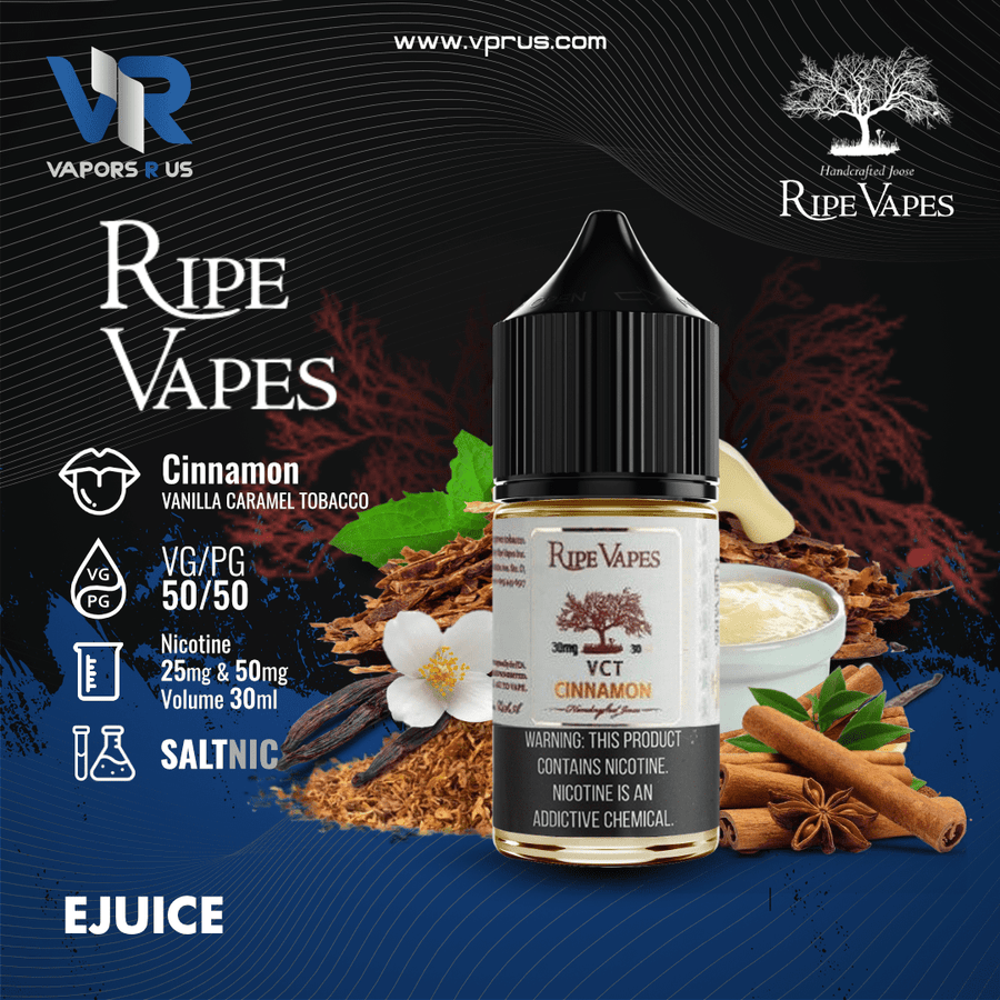 RIPE VAPES - VCT Cinnamon 30ml (SaltNic) | Vapors R Us LLC