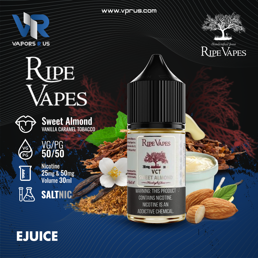 RIPE VAPES - VCT Sweet Almond 30ml SaltNic