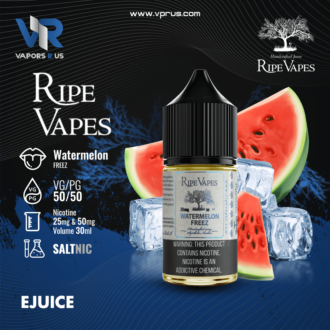 RIPE VAPES - Watermelon Freez 30ml (SaltNic) | Vapors R Us LLC