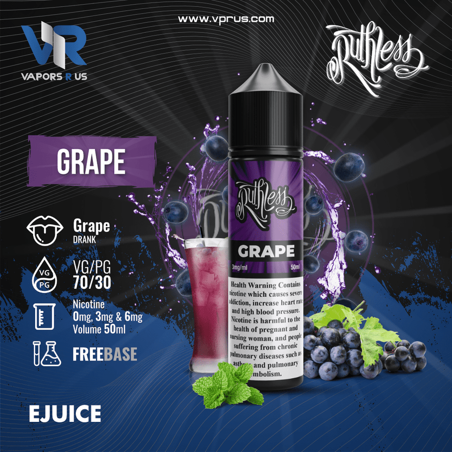 RUTHLESS - Grape Drank 50ml | Vapors R Us LLC