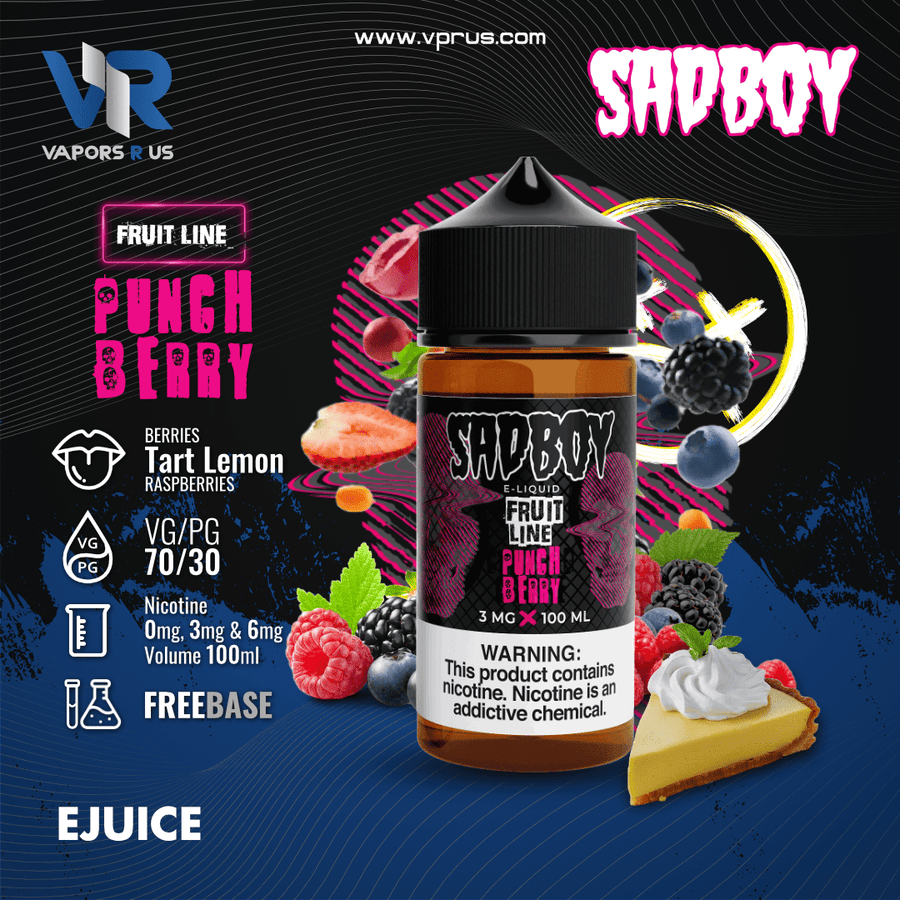 SADBOY - Punch Berry 100ml | Vapors R Us LLC