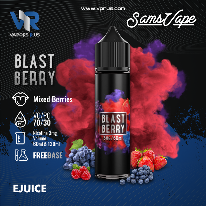 SAMS VAPE - Blast Berry 3mg