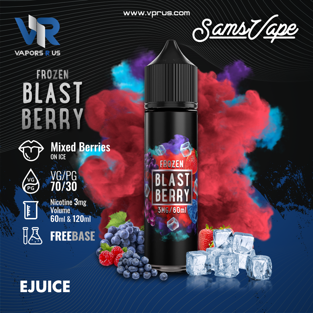 SAMS VAPE - Frozen Blast Berry 3mg