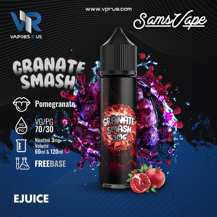 SAM'S VAPE - Granate Smash 3mg | Vapors R Us LLC