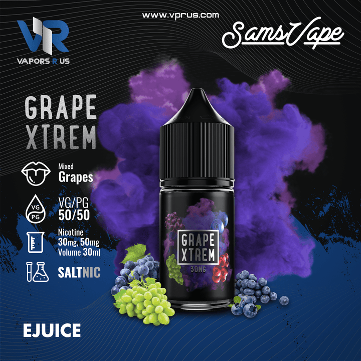 SAM'S VAPE - Grape Xtreme 30ml (SaltNic) | Vapors R Us LLC