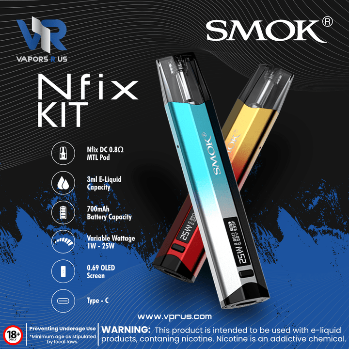 SMOK - NFix 25W Pod System | Vapors R Us LLC