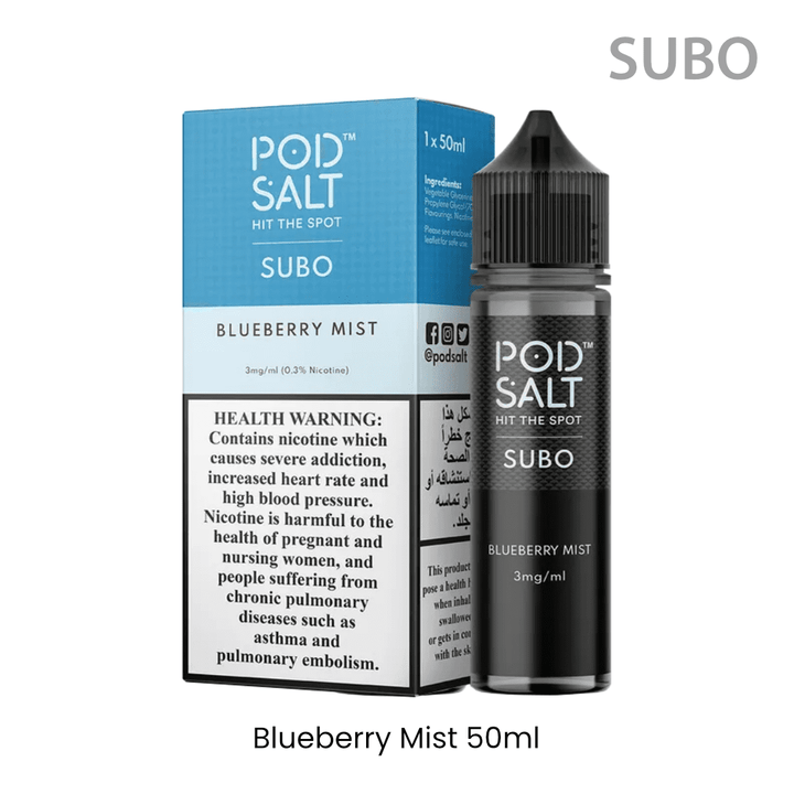 POD SALT SUBO - Blueberry Mist 50ml | Vapors R Us LLC