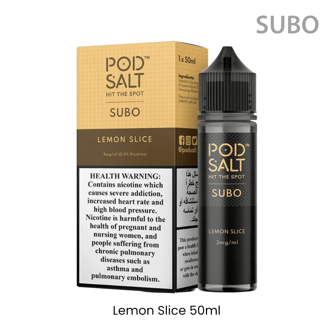 POD SALT SUBO - Lemon Slice 50ml | Vapors R Us LLC