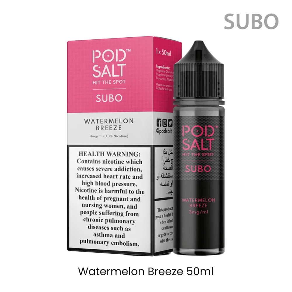 POD SALT SUBO - Watermelon Breeze 50ml | Vapors R Us LLC