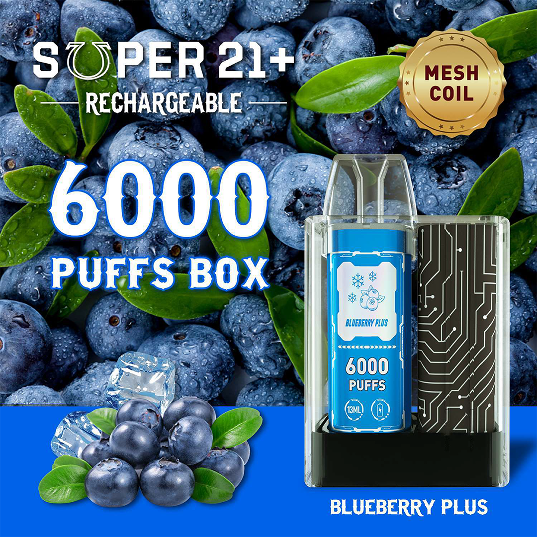 YECOO - SUPER 21+ 6000 Puffs Rechargeable Disposable | Vapors R Us LLC