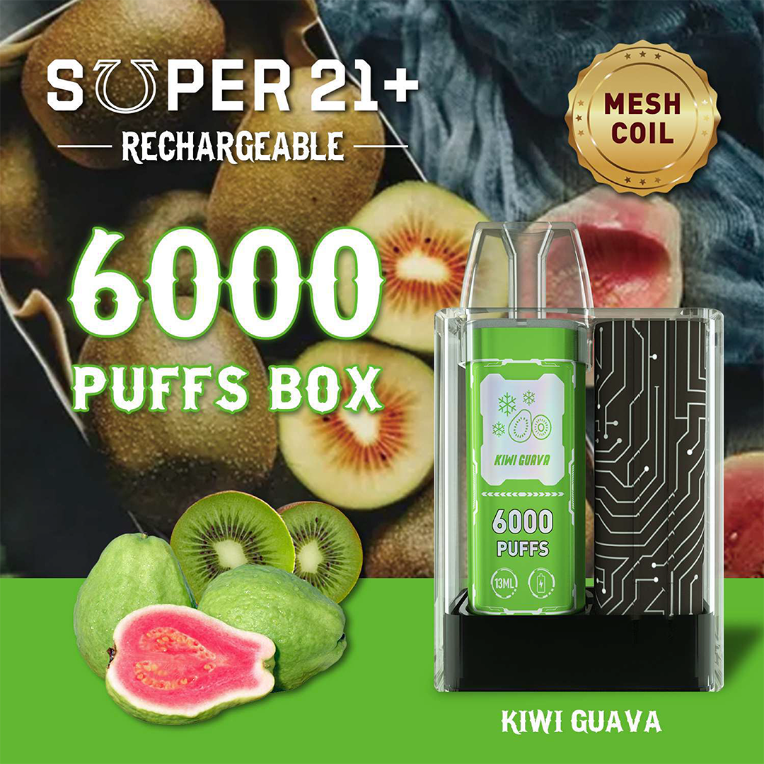 YECOO - SUPER 21+ 6000 Puffs Rechargeable Disposable | Vapors R Us LLC