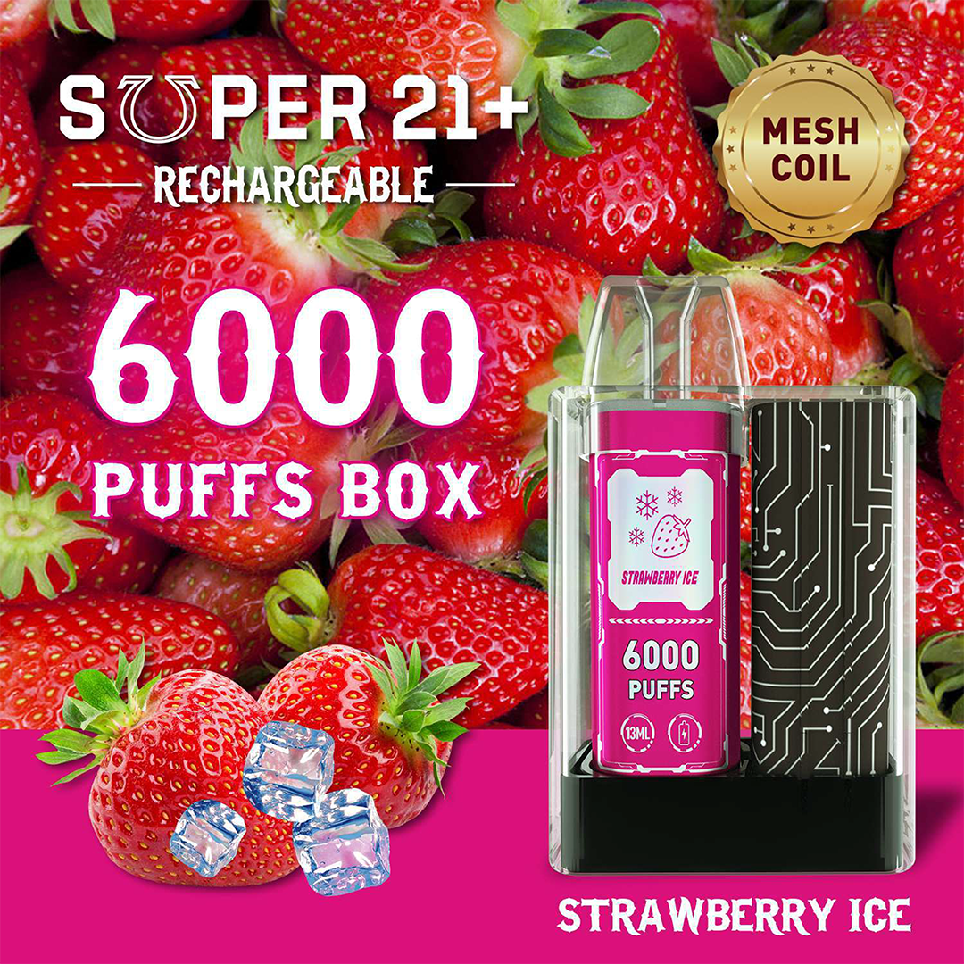 YECOO - SUPER 21+ 6000 Puffs Rechargeable Disposable | Vapors R Us LLC