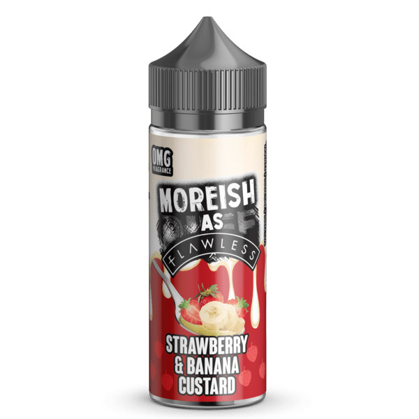 MOREISH AS FLAWLESS - Strawberry Banana Custard | Vapors R Us LLC