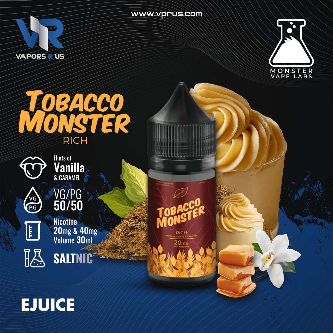 TOBACCO MONSTER - Rich 30ml (SaltNic) | Vapors R Us LLC